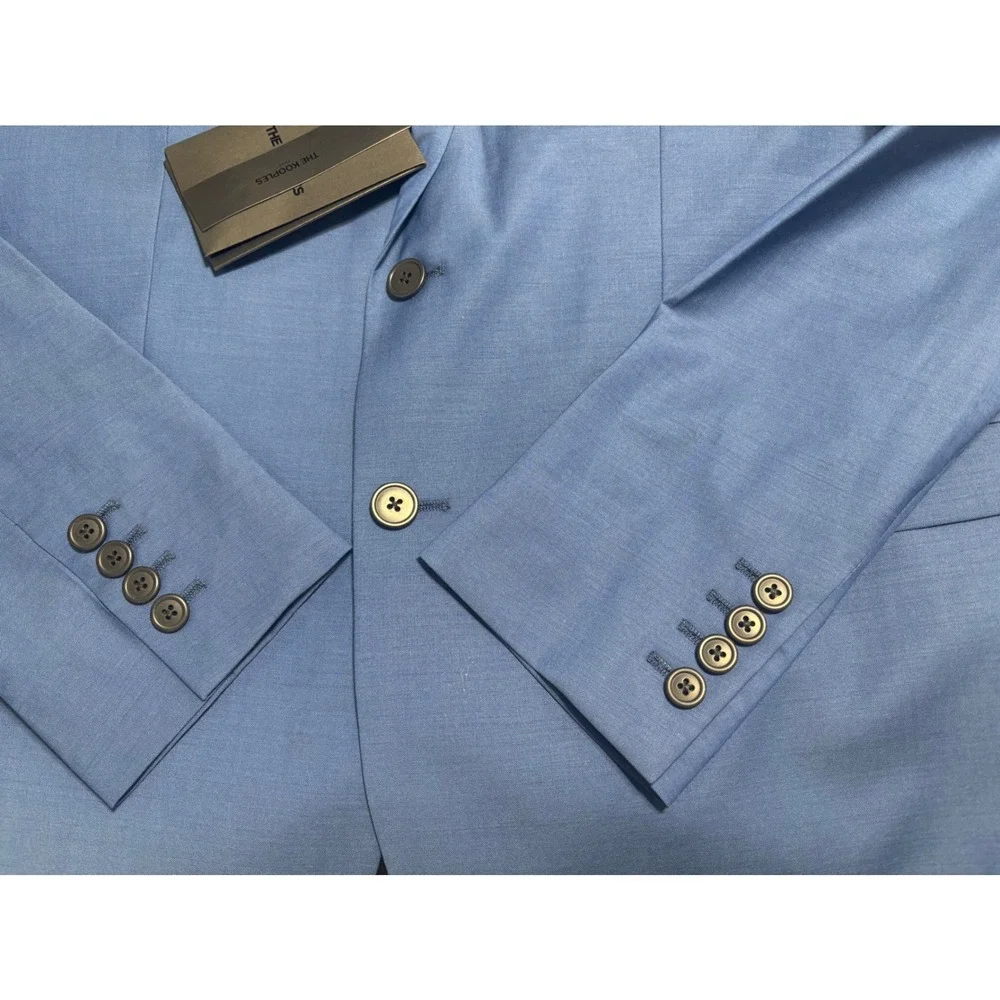 The Kooples NEW Suit Jacket‎ Guabo Weft Blue Size FR 52/US 42 MSRP $580